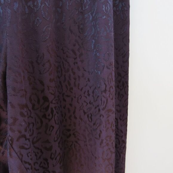 LPA Revolve Womens Small Paz High Waist Navy Blue Jacquard Animal Print Pants - Picture 12 of 16